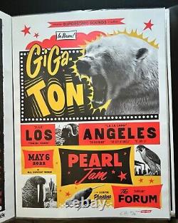Pearl Jam Gigaton Los Angeles Ames Bros Signed & Numbered/130