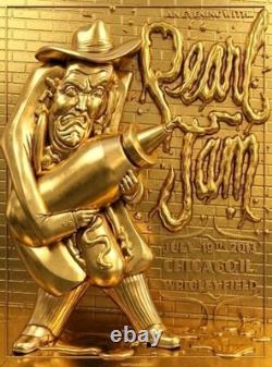Pearl Jam Gold July 19th 2013 Chicago, Wrigley Field Munk, Poster Sold Out