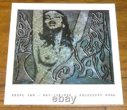 Pearl Jam Grunge Rock Band Concert Poster 19.5x19.5 Alessandro Locchi 624/1000