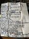 Pearl Jam Handwritten Jeremy Lyrics Jeff Ament 1991 Rare Promo