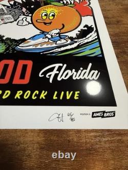 Pearl Jam Hollywood 2025 Black Foil Variant S/N of 85 by Ames