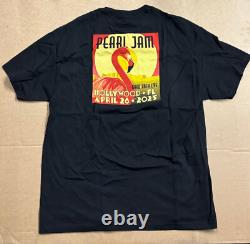 Pearl Jam Hollywood, FL 04/26/25 Tee Shirt XL Dark Matter Tour 2025 Not Poster