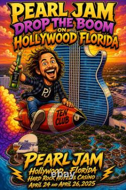 Pearl Jam Hollywood, Fl. April 24 and April 26, 2025, Hard Rock Hotel & Casino