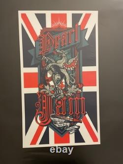 Pearl Jam Hyde Park London 4/2/21 Poster Brad Klausen Eddie Vedder