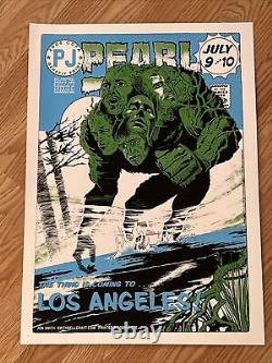 Pearl Jam INCREDIBLE HULK 2006 Los Angeles Very Limited Original Concert Poster