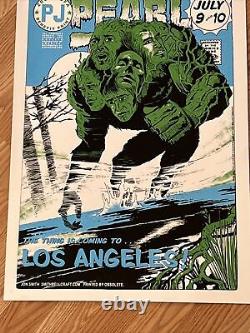 Pearl Jam INCREDIBLE HULK 2006 Los Angeles Very Limited Original Concert Poster