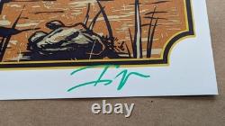 Pearl Jam Ian Williams poster 10/17/2014 Moline, IL A/P signed out of 100