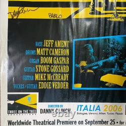 Pearl Jam Immagine in Cornice Ziegfeld Premiere Poster Signed Danny Clinch + DVD