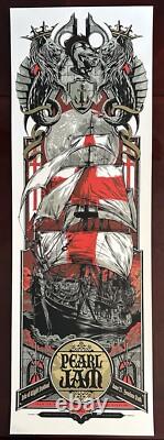 Pearl Jam Isle Of Wight 2012 Poster Ken Taylor Rhys Cooper Mint