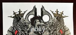 Pearl Jam Isle Of Wight 2012 Poster Ken Taylor Rhys Cooper Mint