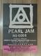 Pearl Jam Istanbul Turkey 1996 Original Concert Poster Grunge Seattle