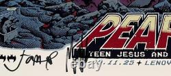 Pearl Jam JSA Fully Signed Autograph Lithograph Concert Poster Raliegh 2025