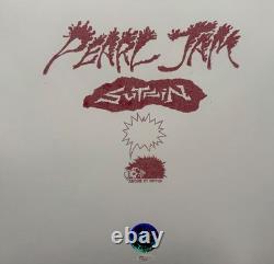 Pearl Jam JSA Fully Signed Autograph Lithograph Concert Poster Raliegh 2025