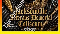 Pearl Jam Jacksonville Veterans Memorial April 13, 2016 RED EYES 24x36 poster