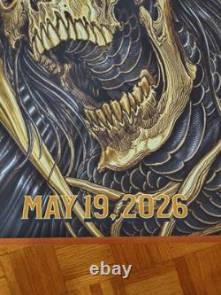 Pearl Jam Jacksonville Veterans Memorial April 13, 2016 RED EYES 24x36 poster