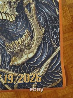 Pearl Jam Jacksonville Veterans Memorial April 13, 2016 RED EYES 24x36 poster