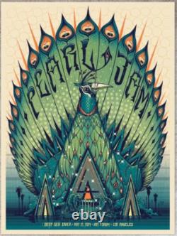 Pearl Jam Jeff Soto Signed AP X/100 Los Angeles Forum May 2024 Poster Art Print