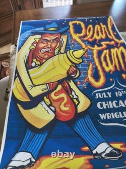 Pearl Jam July 19th 2013 Chicago, Wrigley Field Munk, Poster Sold Out