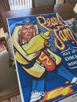 Pearl Jam July 19th 2013 Chicago, Wrigley Field Munk, Poster Sold Out