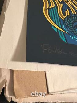 Pearl Jam July 1st 2010 Goynia Klausen Poster SIGNED SN #92/200 14x24