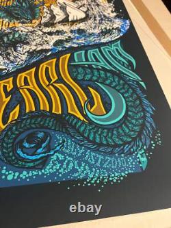 Pearl Jam July 1st 2010 Goynia Klausen Poster SIGNED SN #92/200 14x24