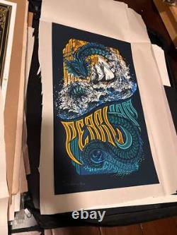 Pearl Jam July 1st 2010 Goynia Klausen Poster SIGNED SN #92/200 14x24