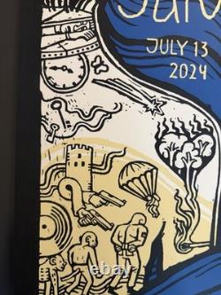 Pearl Jam July 2024 Nos Alive Concert Poster S/N x/100 by Artist Neivanmade