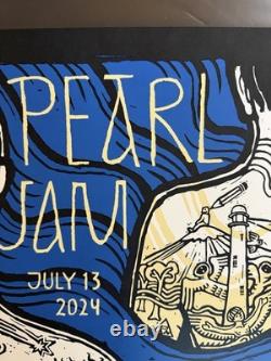 Pearl Jam July 2024 Nos Alive Concert Poster S/N x/100 by Artist Neivanmade