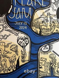 Pearl Jam July 2024 Nos Alive Concert Poster S/N x/100 by Artist Neivanmade