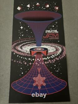 Pearl Jam June 27th 2008 Hartford Poster Klausen 12x24 Meadows Amphitheater