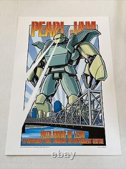 Pearl Jam Kings Of Leon Brisbane November 2006 Original Concert Poster