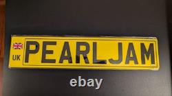 Pearl Jam License Plate London UK Hyde Park 2022 New sealed Not Poster