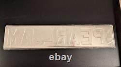 Pearl Jam License Plate London UK Hyde Park 2022 New sealed Not Poster