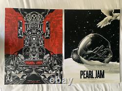 Pearl Jam Limited Edition Saint Paul Night One and Night Two Event Poster Set
