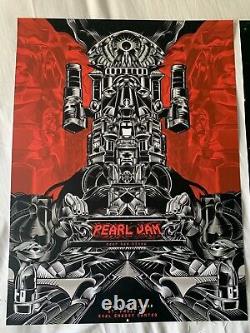 Pearl Jam Limited Edition Saint Paul Night One and Night Two Event Poster Set