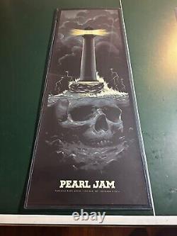 Pearl Jam Lincoln 2014 Justin Erickson Poster Pinnacle Arena - FREE SHIPPING