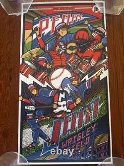 Pearl Jam Live at Wrigley Field 2016 Tour Concert Print Brad Klausen Poster