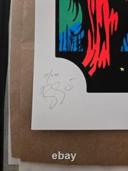 Pearl Jam London poster 2007 Ames Artist's edition MINT S/N only 200