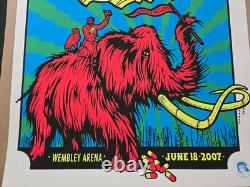 Pearl Jam London poster 2007 Ames Artist's edition MINT S/N only 200