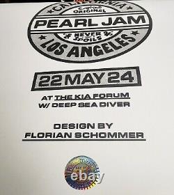 Pearl Jam Los Angeles Posters May 21 22 SOLD OUT OFFICIAL Jeff Soto, F Schommer