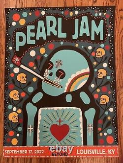 Pearl Jam Louisville 2022 Poster Bourbon and Beyond Print Mike Egan