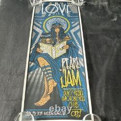 Pearl Jam Love Poster from Milton Keynes UK on July 11 2014