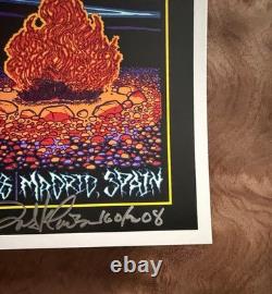 Pearl Jam Madrid Spain 2018 Mad Cool Fest Poster AP Brad Klausen Signed #/208