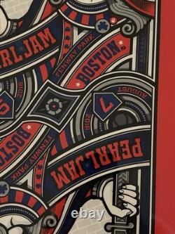 Pearl Jam Mark 5 Queen Boston Fenway Park 8/5 and 8/7 2016 Concert Poster Framed