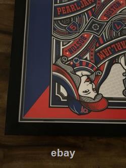 Pearl Jam Mark 5 Queen Boston Fenway Park 8/5 and 8/7 2016 Concert Poster Framed