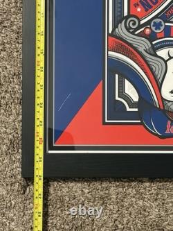 Pearl Jam Mark 5 Queen Boston Fenway Park 8/5 and 8/7 2016 Concert Poster Framed