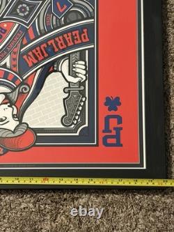 Pearl Jam Mark 5 Queen Boston Fenway Park 8/5 and 8/7 2016 Concert Poster Framed