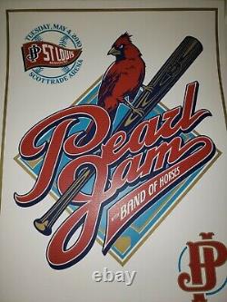 Pearl Jam Mark 5 St Louis Cardinals 2010 Official Concert Poster Screen Print