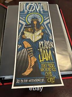 Pearl Jam Milton Keynes 2014 Poster Brad Klausen