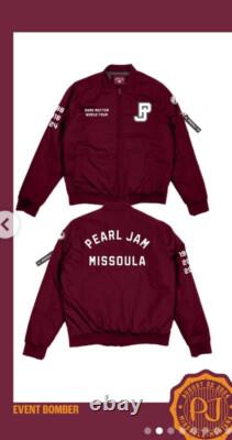 Pearl Jam Missoula, MT 08/22/24 Bomber Jacket Size XL NEW SEALED Not Hat Poster